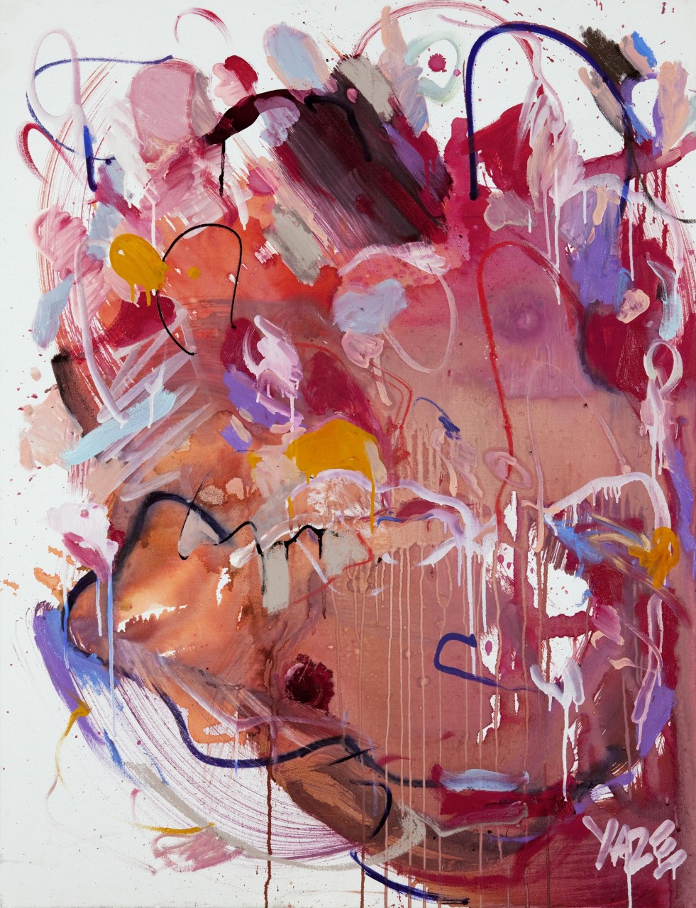 DavidBlochGallery_Yaze_SansTitre8_TechniquesMixtesSurToile_89x116cm_2012
